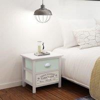Berkfield Home French Bedside Cabinets 2 pcs Wood in White