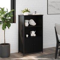 Berkfield Home Highboard Black 62x32x103.5 cm Engineered Wood