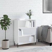 Berkfield Home Shelf Cabinet White 69.5x32.5x90 cm Engineered Wood
