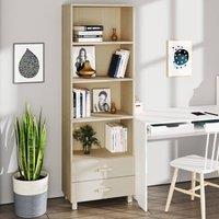 Berkfield Home Highboard HAMAR Honey Brown 60x35x180 cm Solid Wood Pine | Size: 60 x 35 x 180 cm