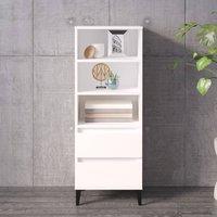 Berkfield Home Highboard White 40x36x110 cm Engineered Wood | Size: 40 x 36 x 110 cm