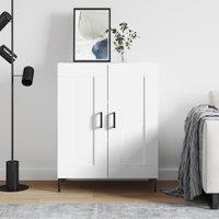 Sideboard White 69.5x34x90 cm Engineered Wood
