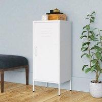 Berkfield Home Storage Cabinet White 42.5x35x101.5 cm Steel