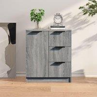 Berkfield Home Sideboard Grey Sonoma Engineered Wood