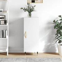 Berkfield Home Sideboard High Gloss White 34.5x34x90 cm Engineered Wood
