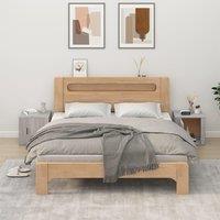 Berkfield Home Bedside Cabinets 2 pcs Grey Sonoma 50x39x47 cm | Size: 50 x 39 x 47 cm