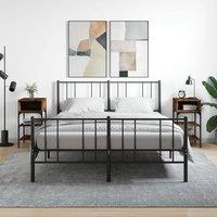 Berkfield Home Bedside Tables 2 pcs Smoked Oak 35x34.5x70 cm Engineered Wood in Brown