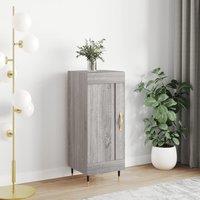 Berkfield Home Sideboard Grey Sonoma 34.5x34x90 cm Engineered Wood