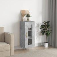 Berkfield Home Sideboard Concrete Grey 34.5x34x90 cm Engineered Wood