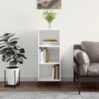 Berkfield Home Sideboard High Gloss White 34.5x32.5x90 cm Engineered Wood