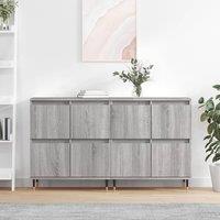 Berkfield Home Sideboards 2 pcs Grey Sonoma Engineered Wood