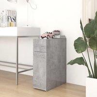 Berkfield Home Apothecary Cabinet Concrete Grey 20x45.5x60 cm Engineered Wood