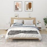 Berkfield Home Bedside Cabinets 2 pcs White 40x35x50 cm | Size: 40 x 35 x 50 cm