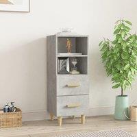 Berkfield Home Sideboard Concrete Grey 34.5x34x90 cm Engineered Wood