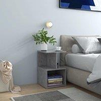 Berkfield Home Bedside Cabinets 2 pcs Concrete Grey 35x35x55 cm Engineered Wood | Size: 35 x 35 x 55 cm