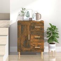 Berkfield Home Sideboard Smoked Oak 69.5x34x90 cm Engineered Wood in Brown