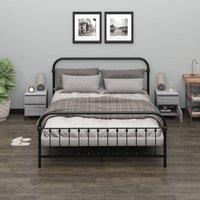 Berkfield Home Bedside Cabinets 2 pcs Grey Sonoma 40x35x50 cm | Size: 40 x 35 x 50 cm