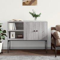 Berkfield Home Sideboard Grey Sonoma 100x40x79.5 cm Engineered Wood