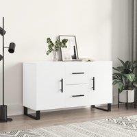 Berkfield Home Sideboard White 100x36x60 cm Engineered Wood | Size: 100 x 36 x 60 cm