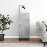 Berkfield Home Sideboard Concrete Grey 34.5x34x90 cm Engineered Wood