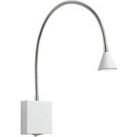 Lucide 'BUDDY' Modern Non Dimmable Wall Mountable Stylish Bedside LED Lamp in White