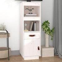 Berkfield Home Highboard White 34x40x108, 5 cm Solid Wood Pine