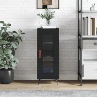 Berkfield Home Sideboard Black 34.5x34x90 cm Engineered Wood
