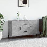 Berkfield Home Sideboard Concrete Grey 100x36x60 cm Engineered Wood | Size: 100 x 36 x 60 cm