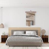 Berkfield Home Bedside Cabinets 2 pcs Brown Oak 43x36x50 cm | Size: 43 x 36 x 50 cm