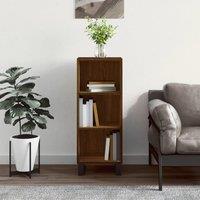 Berkfield Home Sideboard Brown Oak 34.5x32.5x90 cm Engineered Wood