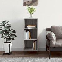 Berkfield Home Sideboard Grey Sonoma 34.5x32.5x90 cm Engineered Wood