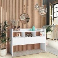 Berkfield Home Sideboard White 105x30x70 cm Engineered Wood | Size: 105 x 30 x 70 cm