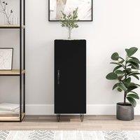 Berkfield Home Sideboard Black 34.5x34x90 cm Engineered Wood