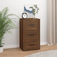 Berkfield Home Sideboard Brown Oak 40x33x70 cm Engineered Wood | Size: 40 x 33 x 70 cm