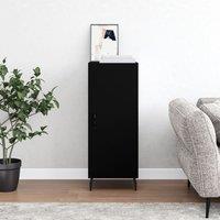 Berkfield Home Sideboard Black 34.5x34x90 cm Engineered Wood