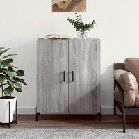 Berkfield Home Sideboard Grey Sonoma 69.5x34x90 cm Engineered Wood