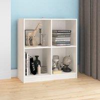 Berkfield Home Sideboard White 70x33x76 cm Solid Pinewood | Size: 70 x 33 x 76 cm