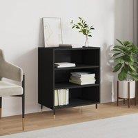 Berkfield Home Sideboard Black 57x35x70 cm Engineered Wood | Size: 57 x 35 x 70 cm