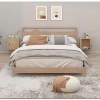 Berkfield Home Wall-mounted Bedside Cabinets 2 pcs Sonoma Oak 50x30x47 cm in Brown | Size: 50 x 30 x 47 cm