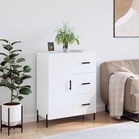 Berkfield Home Sideboard High Gloss White 69.5x34x90 cm Engineered Wood