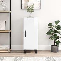 Berkfield Home Sideboard High Gloss White 34.5x34x90 cm Engineered Wood