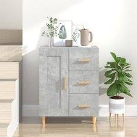 Berkfield Home Sideboard Concrete Grey 69.5x34x90 cm Engineered Wood