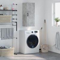 Berkfield Home Wall Mounted Cabinet Concrete Grey 34.5x34x90 cm