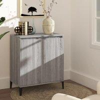 Berkfield Home Sideboard Grey Sonoma 60x35x70 cm Engineered Wood | Size: 60 x 35 x 70 cm