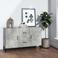 Berkfield Home Sideboard Concrete Grey 100x36x60 cm Engineered Wood | Size: 100 x 36 x 60 cm