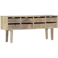 Berkfield Home Sideboard 140x30x60 cm Solid Mango Wood in Brown | Size: 140 x 30 x 60 cm