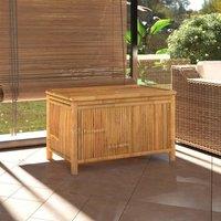 Berkfield Home Garden Storage Box 90x52x55cm Bamboo in Brown | Size: 90 x 52 x 55 cm