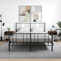 Berkfield Home Bedside Tables 2 pcs Brown Oak 40x41x50 cm Engineered Wood | Size: 40 x 41 x 50 cm