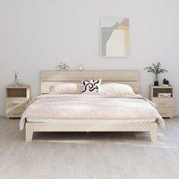 Berkfield Home Bedside Cabinets HAMAR 2 pcs Honey Brown 40x35x62 cm Solid Wood | Size: 40 x 35 x 62 cm