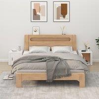 Berkfield Home Bedside Cabinets 2 pcs High Gloss White 50x39x47 cm | Size: 50 x 39 x 47 cm